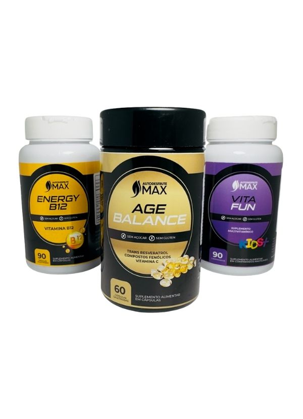 Família Saudável: Vita Fun + Age Balance + Energy B12