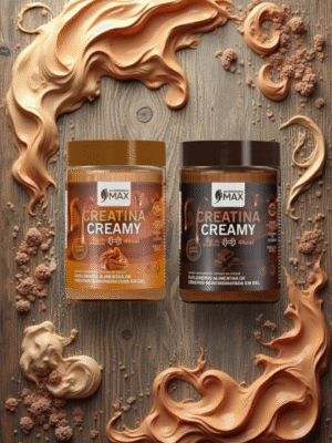 Double Desfrute: 1 Creatina Creamy de Chocolate Belga + 1 Creatina Creamy de Doce de Leite
