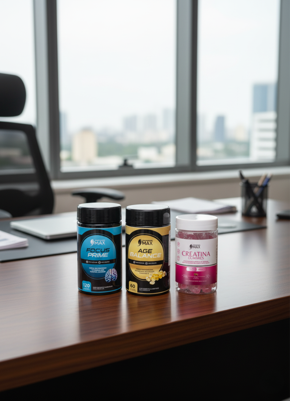 Executivo de Sucesso: Focus Prime + Age Balance + Creatina Gummie