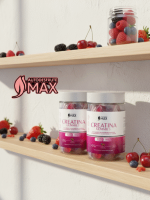 Red Desfrute: 2 Creatinas Gummy Frutas Vermelhas